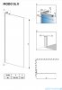 Radaway Modo SL White II kabina Walk-in 90x200 lewa szkło przejrzyste 10319094-04-01L